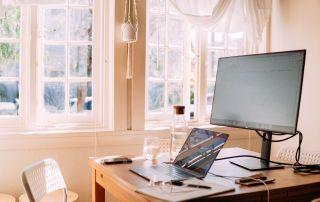 A home office, representing the impact of remote work on real estate