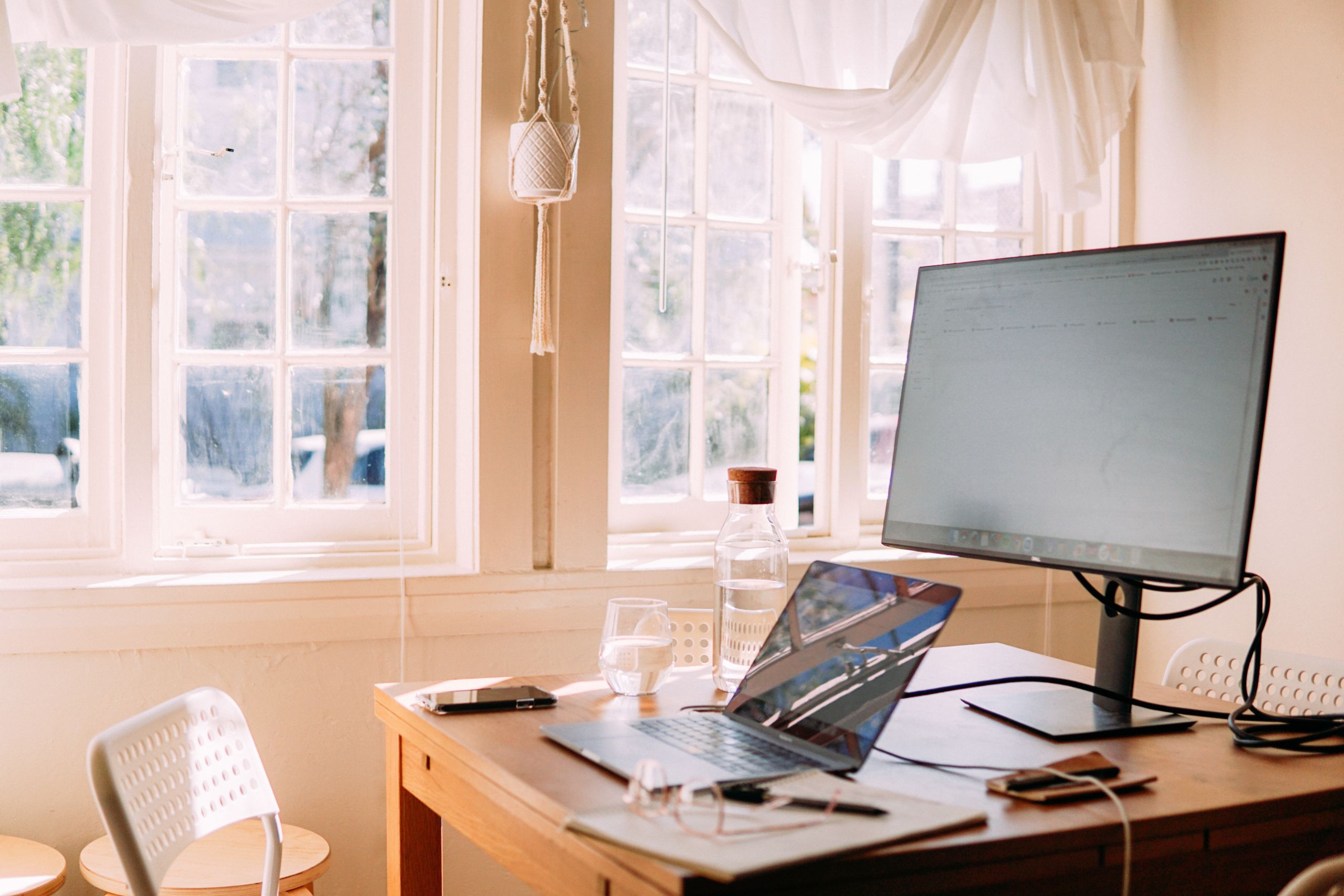 A home office, representing the impact of remote work on real estate