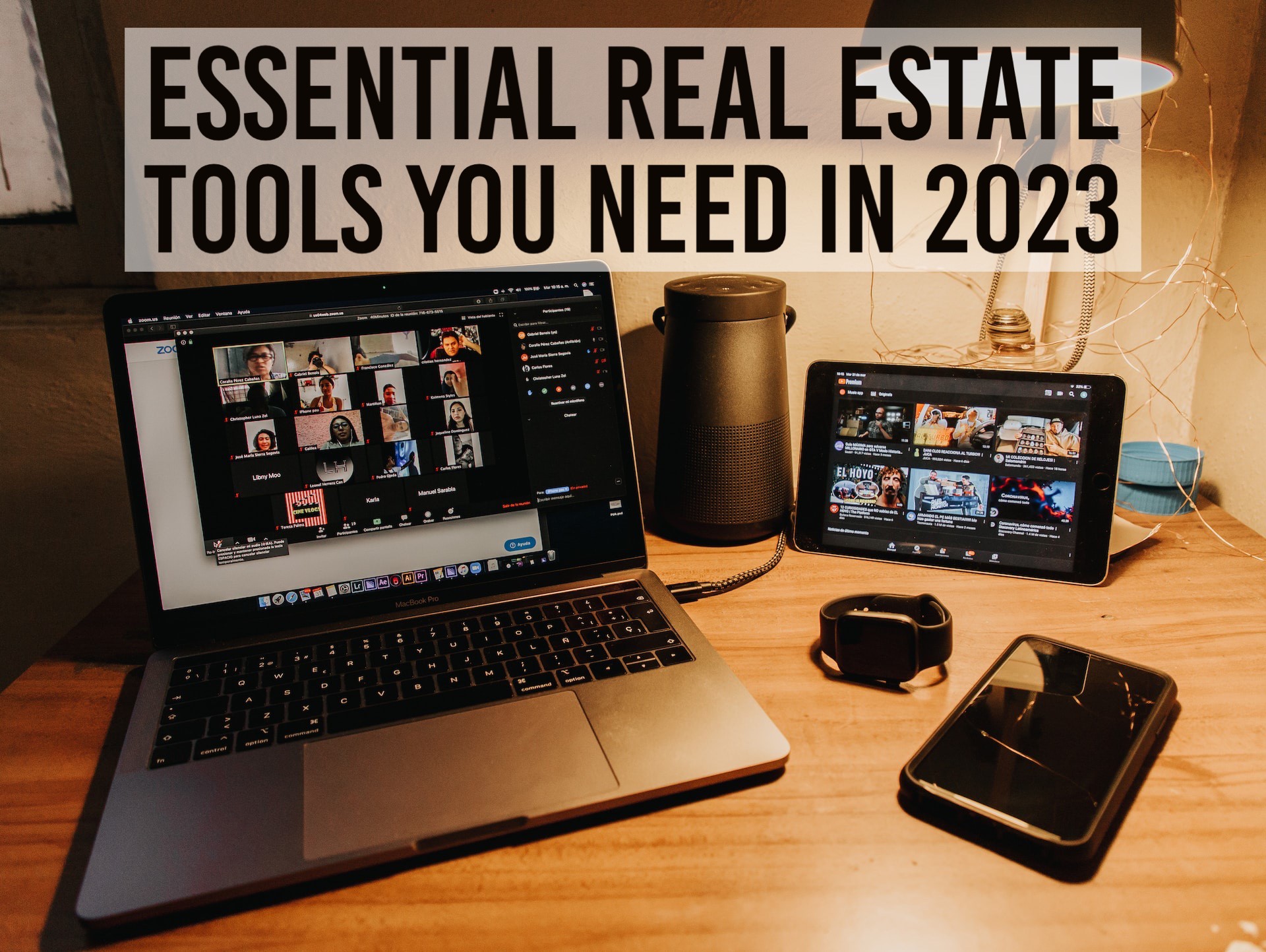 Using software for live virtual tours, one of the essential real estate tools you need.